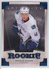 2013-14 Upper Deck Artifacts Rookies Sapphire 17/85 Nicklas Jensen #185 0c3