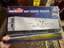 ITALERI  AMERICAN 48FT REEFER  FACTORY SEALED KIT 1:24 Scale CIRCA  SEALED MIB