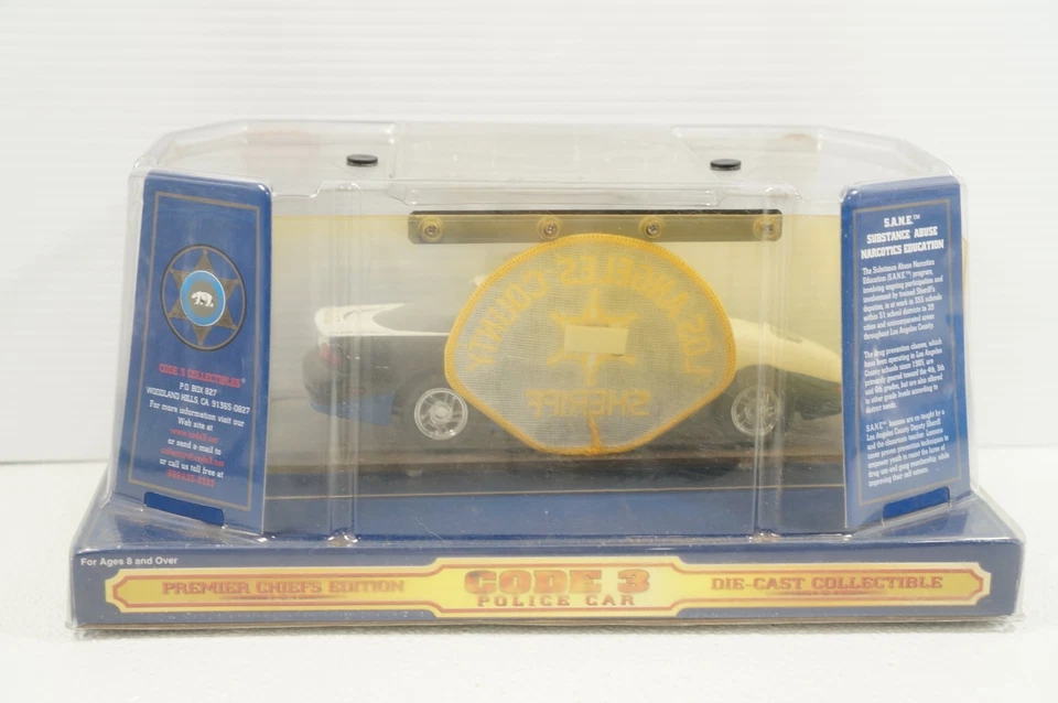 Code 3 Los Angeles County Sheriff Cruiser 1:24 Scale Diecast Police Car - Image 4 of 4