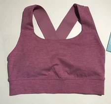 MRA Active Sports Bra Compression Fit-Removable Cups-Medium Impact-Womens S or M