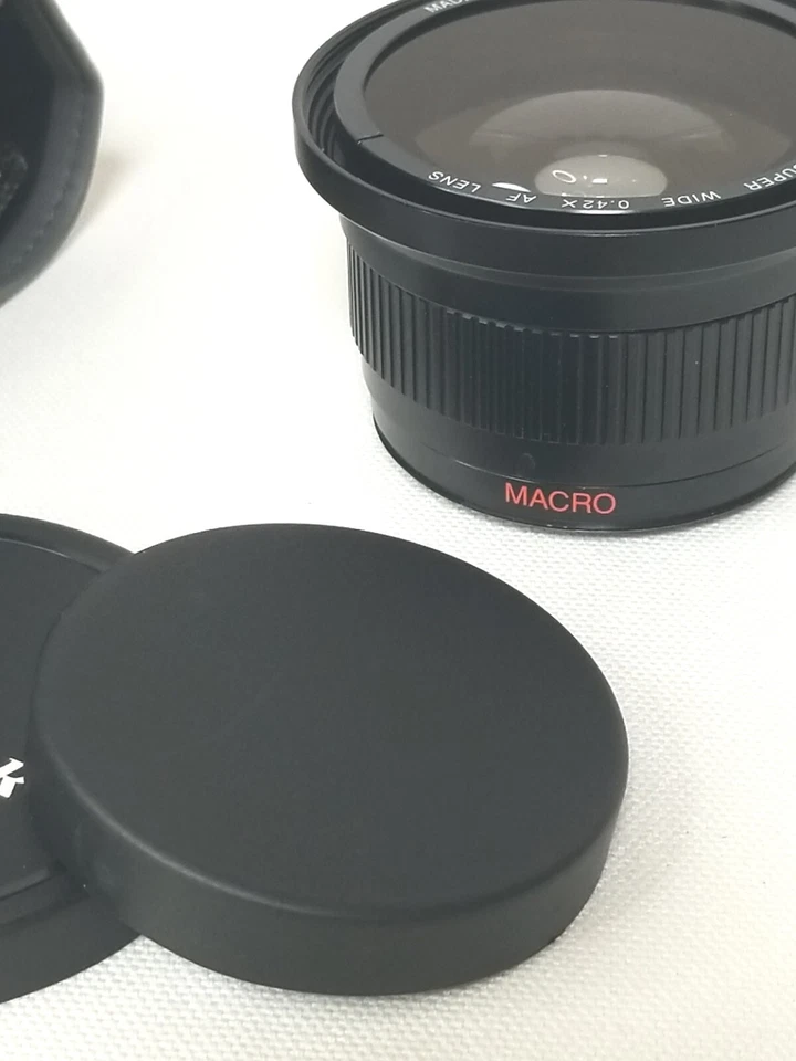 LENTE BOWER DIGITAL SUPER ANCHA 0,42X AF PARA DIGITALSLR vintage retro vieja escuela Foto 3 de 4