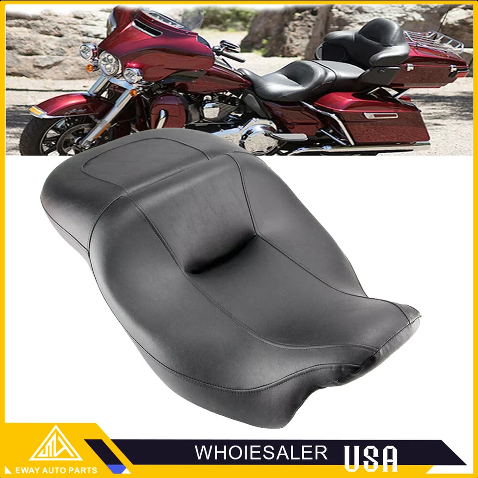 Driver & Passenger Seat For Harley Electra Glide Ultra Classic FLHTCU 2008-2020 - Изображение 3 из 4