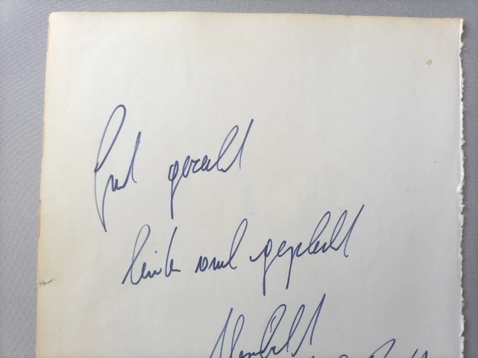 Rarität: Gästebuch Eintrag Jochen Rindt Autogramm Widmung Helmuth Misak Formel 1 - Bild 4 von 4