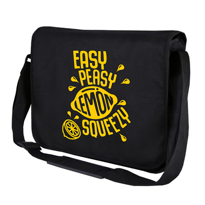 Easy Peasy Lemon Squeezy Fun Sprüche Negan Motiv Umhängetasche Messenger Bag