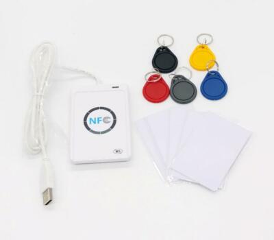 NFC Reader USB ACR122U Contactless Smart Card Writer Rfid Copier +10 UID Cards