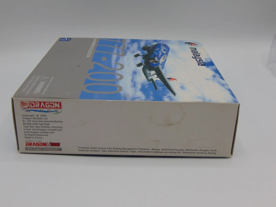 Dragon Model Die Cast Airplane Boeing 777-200 Malaysia 1:400 In Box 55442-03 - Image 4 of 4