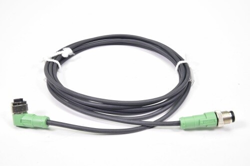 PHOENIX CONTACT 1668506, SAC-4P-M12MS/3,0-PUR/M12FR, L=3m - MINT CONDITION