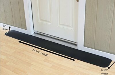 EZEdge Transition Threshold Ramp For a Door Sill, ¾