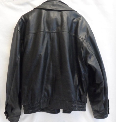 LEATHER LIMTIED MENS LEATHER BOMBER JACKET SIZE L (DNT TURK) - Picture 7 of 12