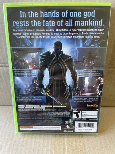 Too Human (Microsoft Xbox 360, 2008) Brand New Factory Sealed - Picture 2 of 2