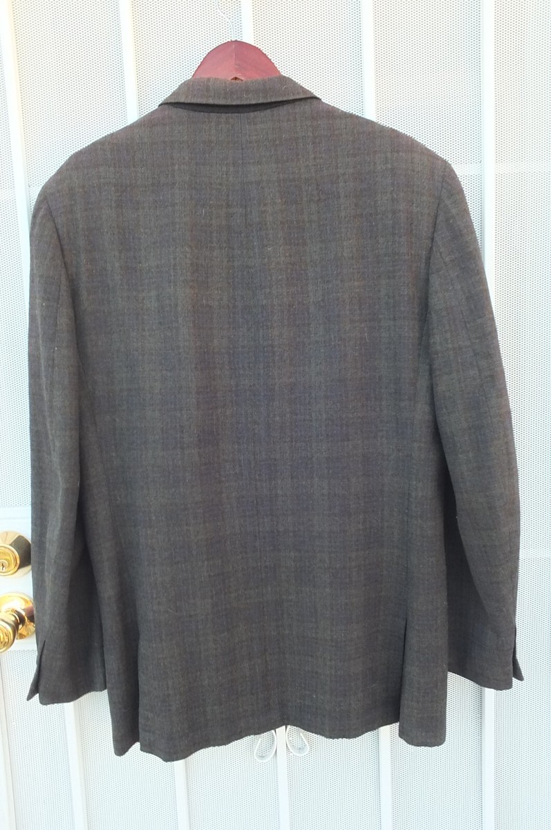 Vintage 1980s ROUGH RIDER SUIT Blazer Jacket Sport Coat 40L