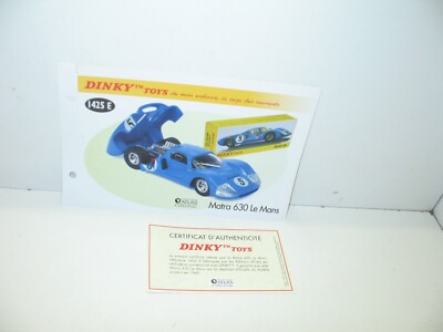 MATRA SPORTS 630 N°5 DINKY TOYS ATLAS 1425E 1:43 de reference 1425E