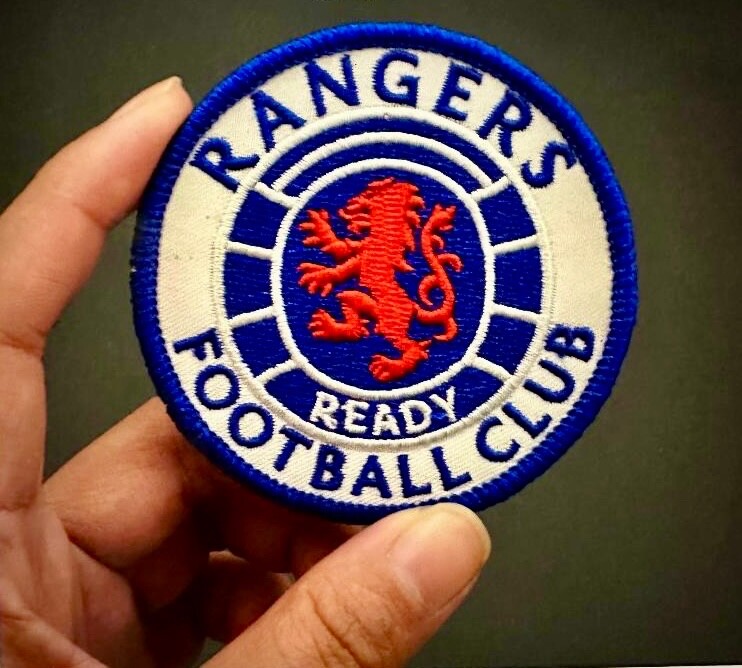 Broche Ancienne Rangers F.C. Glasgow - Insigne De Club Écossais - Vintage