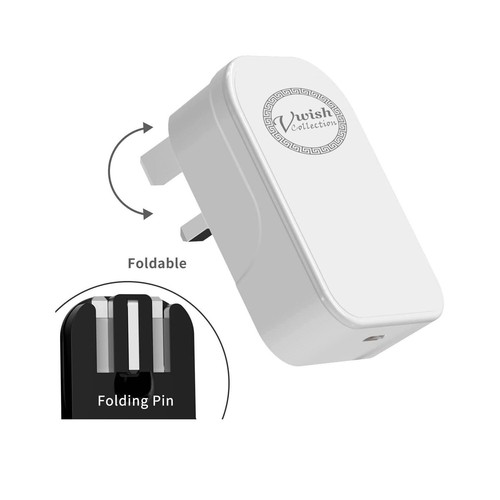 20W Fast Foldable Charger PD Plug OR Type-C Cable For Pixel 6 5 4 3 2 6a 4a 3a 6 - Picture 2 of 25