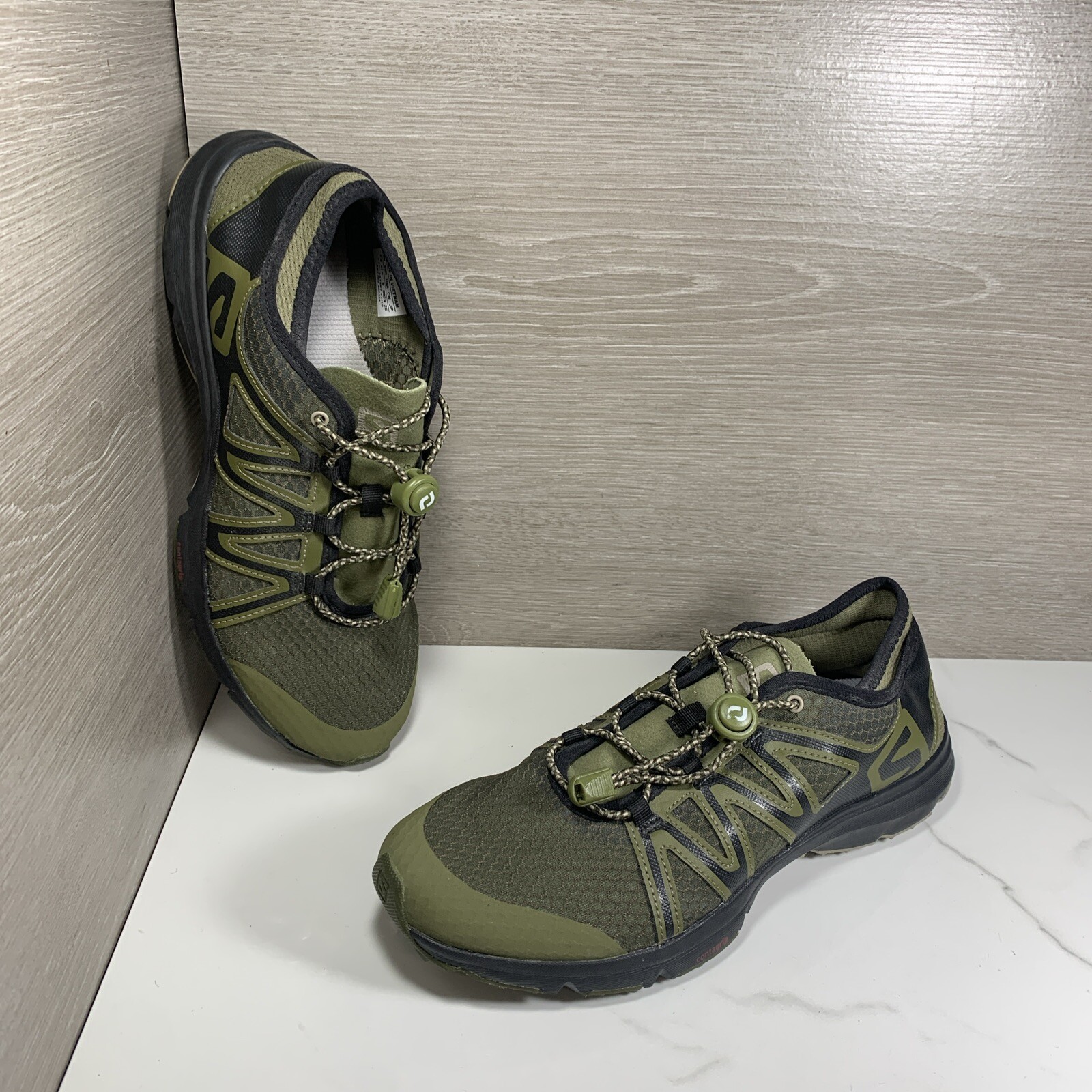 Scarpe da trekking Salomon Crossamphibian Swift 2 verdi da uomo taglia 8