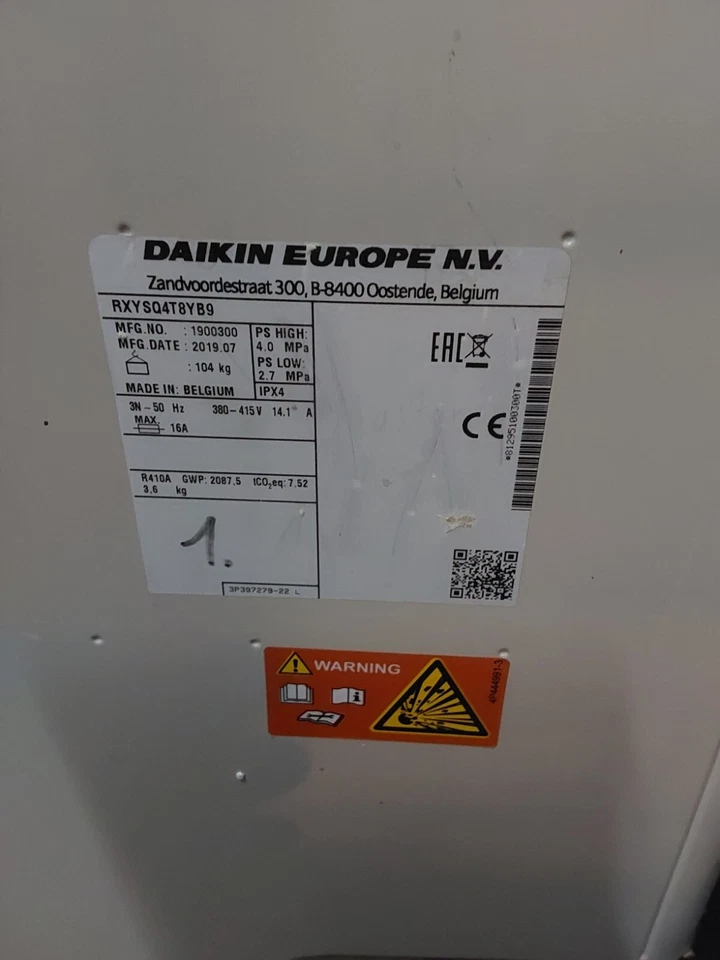 Klimagerät Daikin RXYSQ4TY9 - Bild 2 von 2