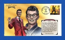 Scott 3187n Rock 'n Roll Hand Painted Bevil First Day Cover 59/200