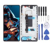 For Xiaomi Poco X5 Pro 22101320G 221013 LCD Display Screen Touch Digitizer Frame