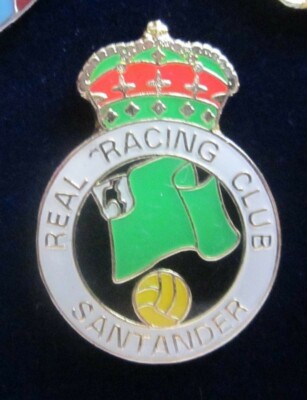 Butterfly Pin Fußball Logo Spanien ESP Real Racing Club de Santander S.A.D.-3