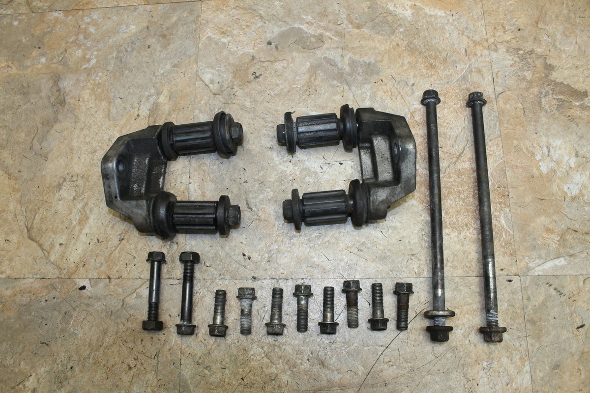 88-90 KAWASAKI NINJA ZX10 ZX 1000 B OEM ENGINE MOUNTING BOLTS