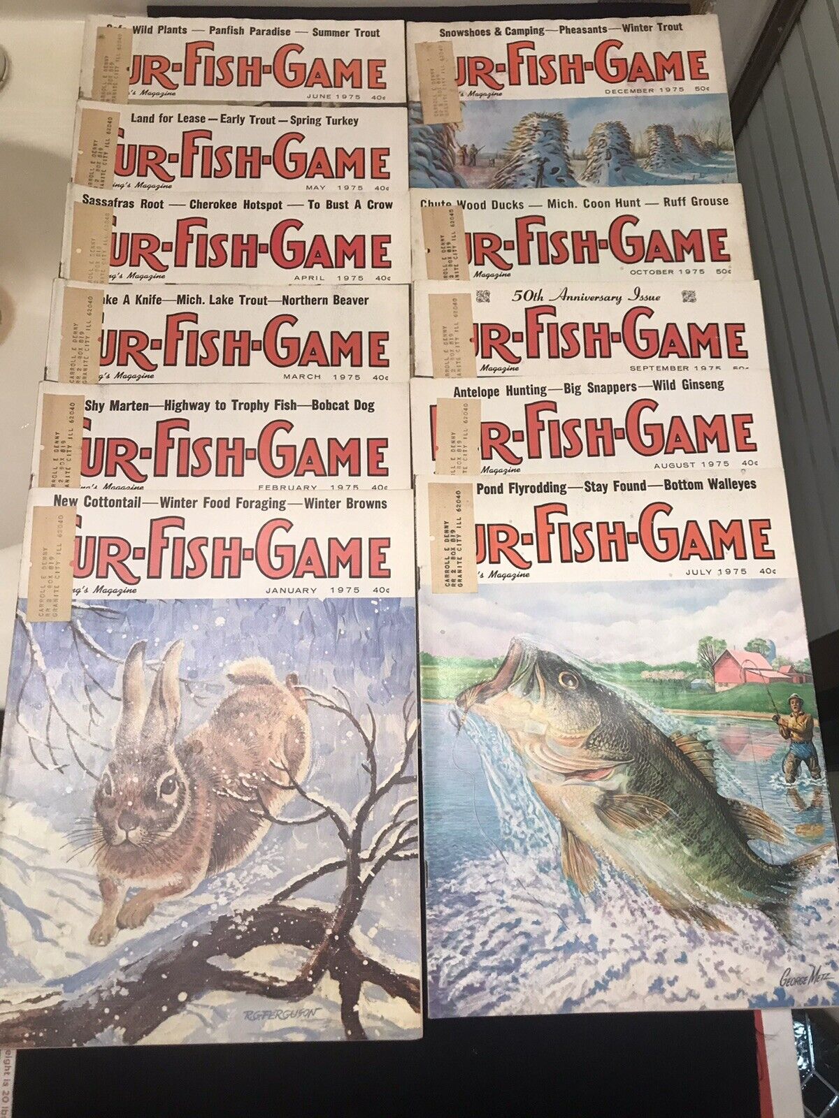 18531- Fur Fish 祝開店 大放出セール開催中 Game 1975 Magazines- Issues 11 卸売り