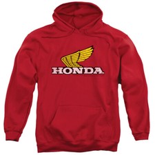 HONDA YELLOW WING LOGO Licensed Hooded and Crewneck Sweatshirt SM-3XL