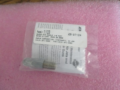 Exair Corporation Modell : 1103 Luft Düse 1/8 Mnpt. Neu aus Altem Lagerbestand 