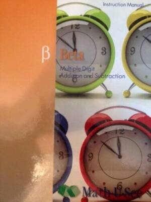 Math U See Beta Instruction Manual - Hardcover By Steven P. Demme - VERY GOOD