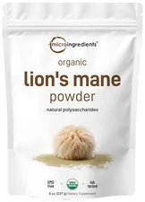Micro Ingredients Organic Lions Mane Mushroom Supplement Powder 8 Ounce | Nat...