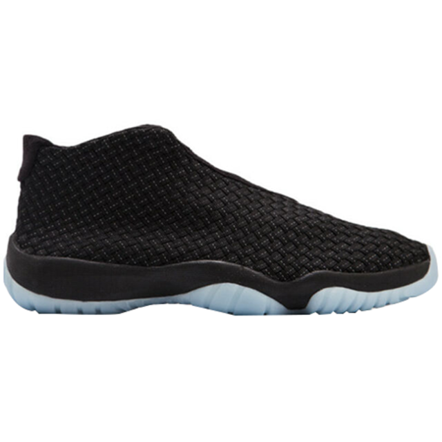 jordan future black low
