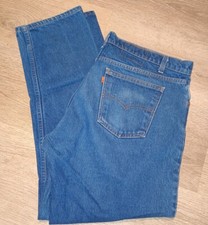 Vintage 1989 Levis 505 Orange Tab Denim Jeans 40 X 30