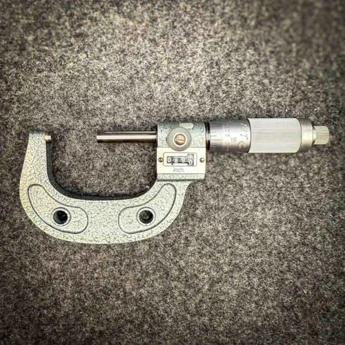 Mitutoyo Digit Outside Micrometer, 1-2" Range, .001"