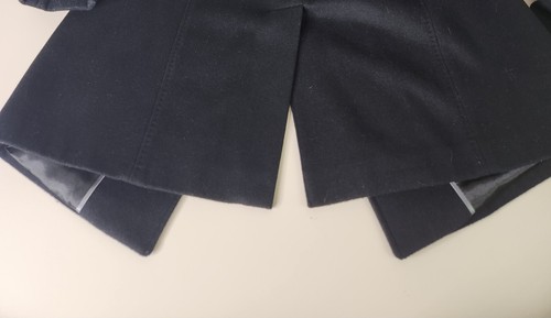 Calvin Klien Womens Button Down Black Coat Size 10 - Picture 13 of 17