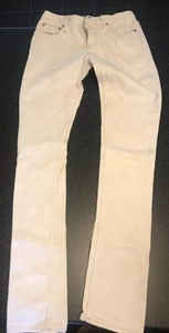 cream skinny jeans ladies