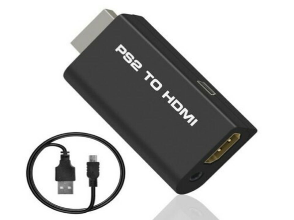 New PS2 to HDMI Video Converter Composite AV to HDMI PlayStation 2 HD