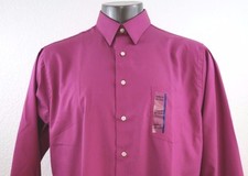 NEW Arrow Classic Fit Wrinkle Free Sateen Men's Long Sleeve Shirt 16 1/2 32/33