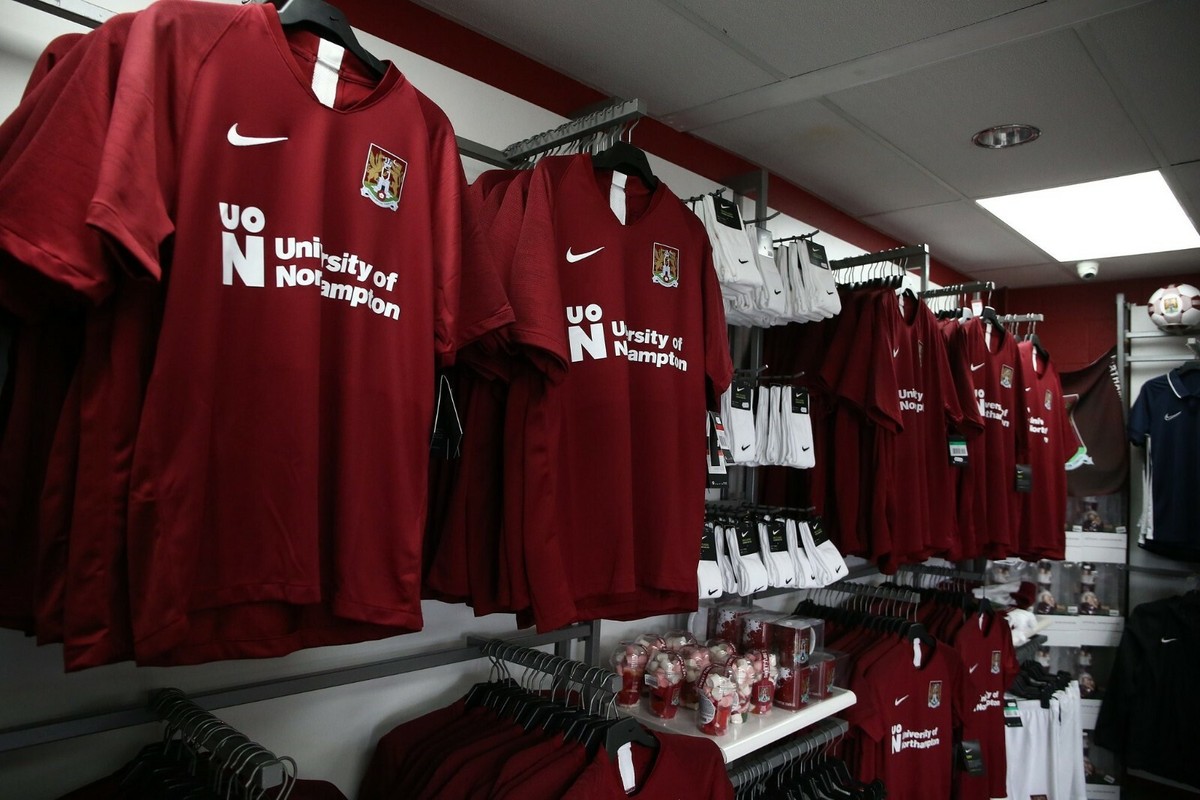 NORTHAMPTON TOWN HOME SHIRT SHORTS 2019-2020 JUNIOR SIZES