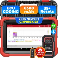 LAUNCH CRP919X BT PRO Elite Car Bidirectional Diagnostic Scanner Tool Coding