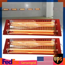 2kW Spray Baking Booth Infrared Paint Curing Light Heating Lamp for Car body US