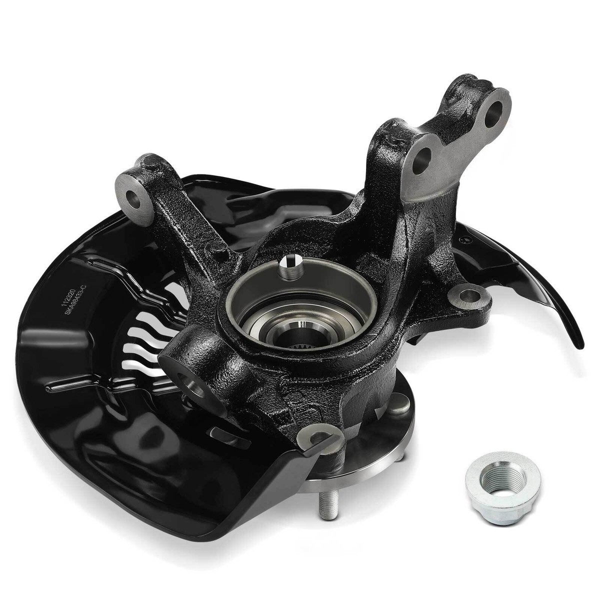 Front Steering Knuckle & Wheel Hub Bearing Assembly for