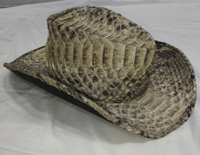 Genuine PYTHON HIDES Cowboy Hat Cap wallet belt USA Quality