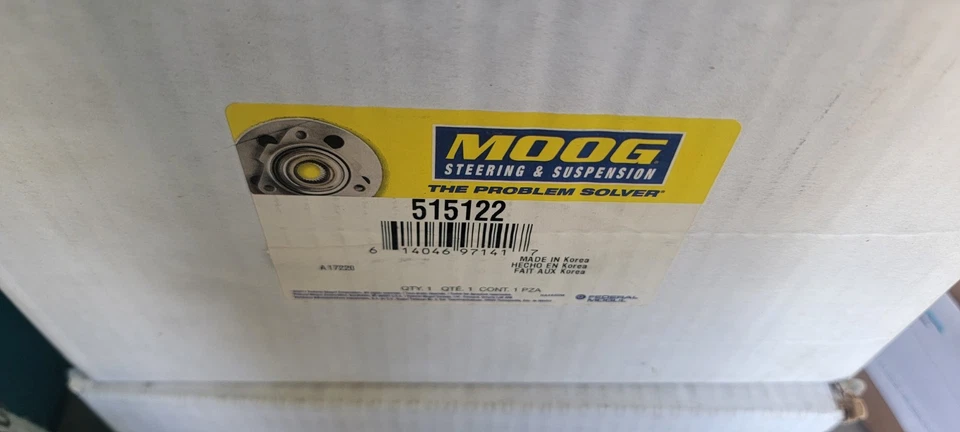 4WD Moog 前轮轮毂轴承组件适用于 2009 - 2011 道奇 Ram 2500 3500 — 第 2/2 张图片