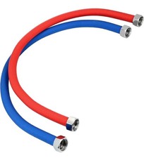 48" Flexible Stainless Steel Corrugated Water Heater Connector 3/4"FIP x 3/4"FIP