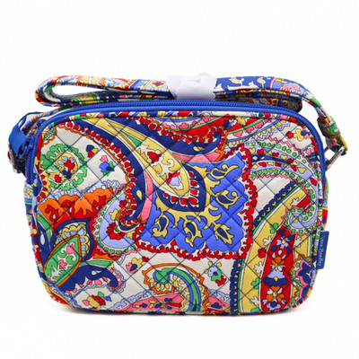 Vera Bradley Evie Crossbody Bag for Women Blue Multi - NEW