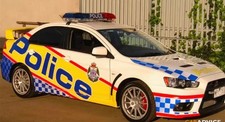 1/43 Mitsubishi EVO X Australian Police Car Model
