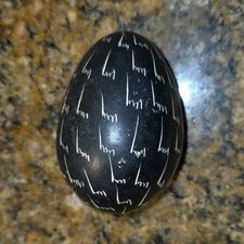 Hand-Carved Soapstone Egg from Kenya