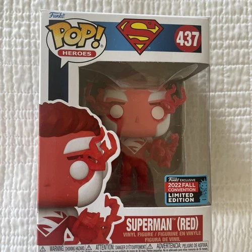 Funko Pop! Superman – Superman (Red) #437 Limited Edition 2022 Convention