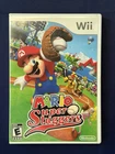 Mario Super Sluggers (Wii, 2008) CIB Complete with Manual Tested and Working