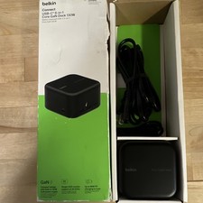 Belkin Connect USB-C 6-in-1 Core GaN 130W Docking Station, Black, INC018