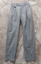 Vtg 80s Lee Riders Women's USA Houndstooth Pleated High Waisted Pants  26x29.5